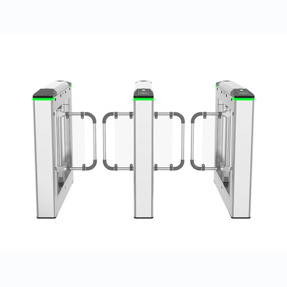 304 Stainless Steel Automatic Pedestrian Security Swing Barrier Gate Turnstile