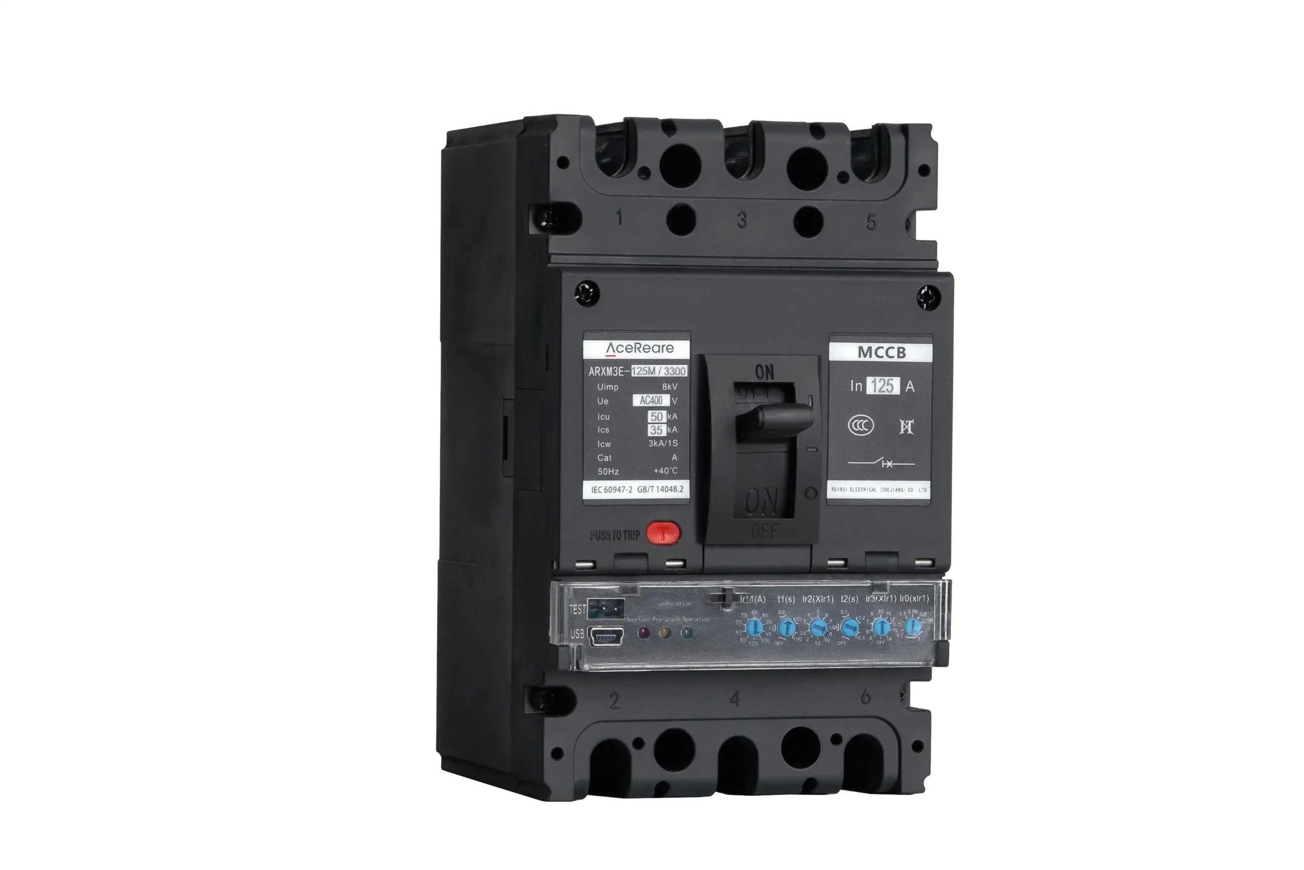 Overload Protection Air Circuit Breaker MCCB Electrical Circuit Breaker