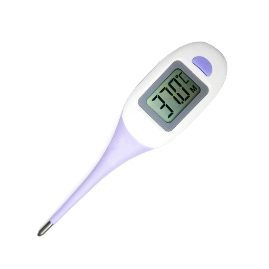 Extra-Large LCD Digital Thermometer, Waterproof Medical Thermometer with Predictive Measuring