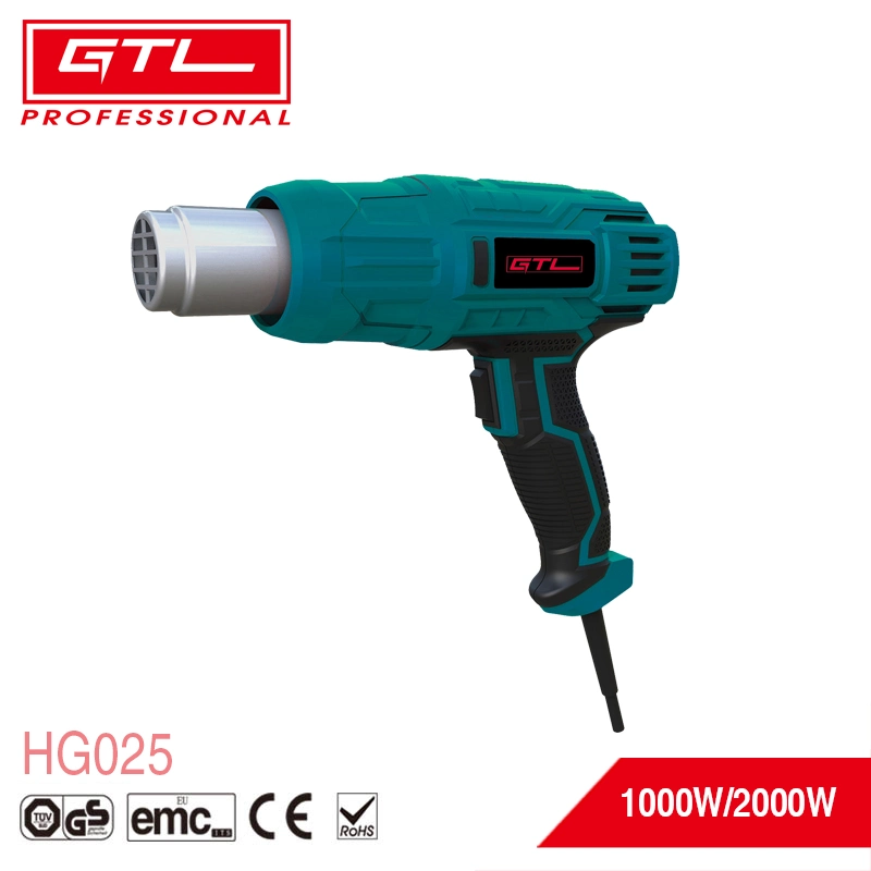Heat Gun 1000W 2000W Hot Air Gun with 2 Temperature Settings for Crafts, Shrinking PVC, Stripping Paint