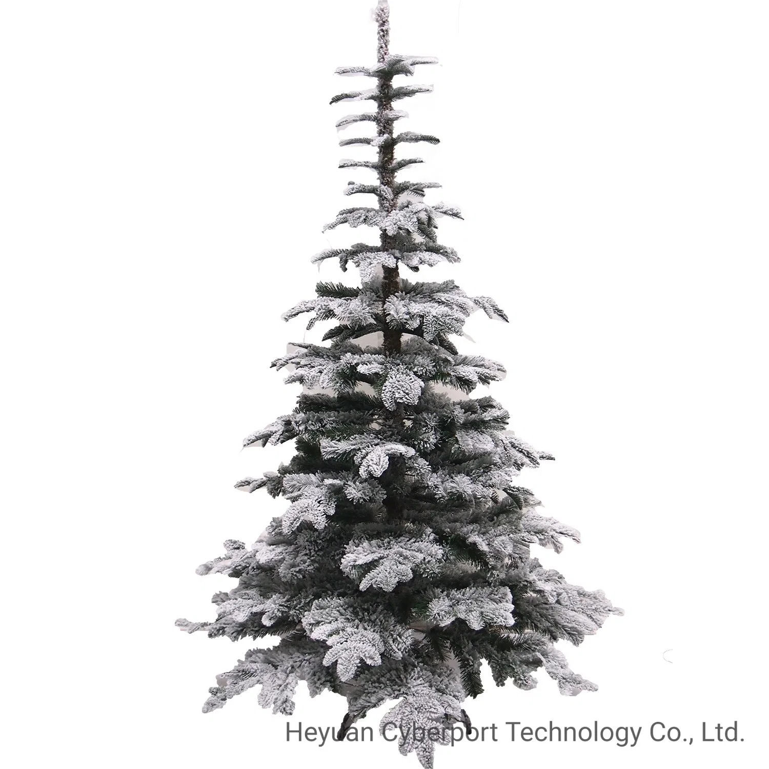 6FT Pre-Lit Mixed PE Artificial Christmas Tree Christmas Decoration Handmade Craft for Christmas Day