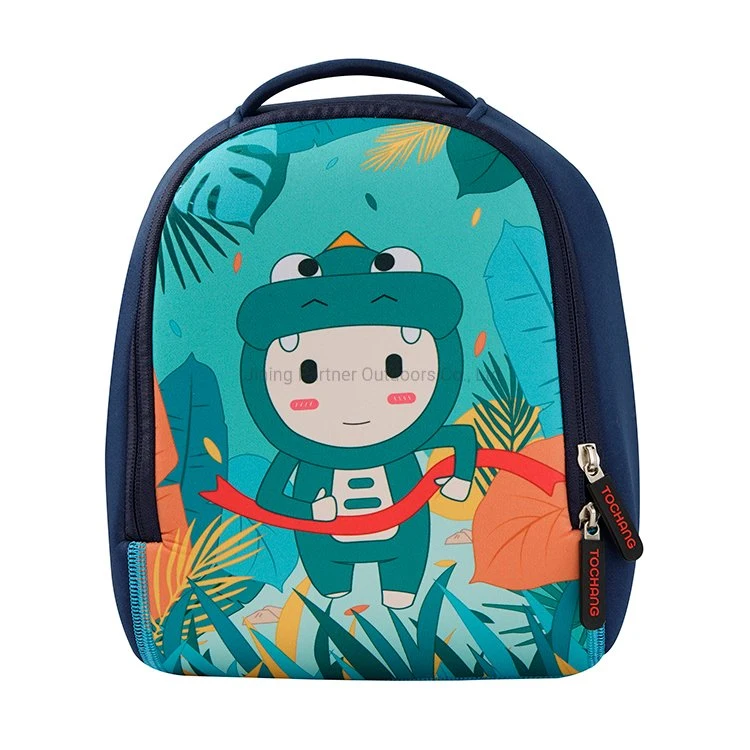 Mochila impermeável durável e popular para crianças, mochilas ao ar livre, mochila fofa de desenho animado de animais escolares para crianças pequenas.