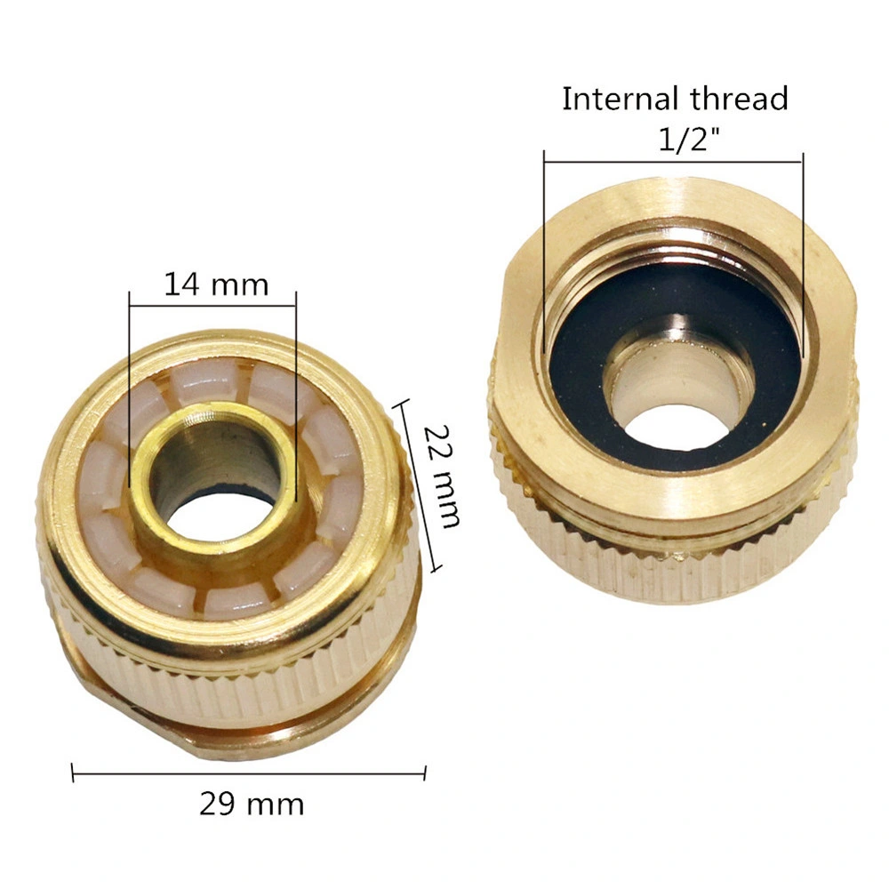 1/2 Inch Irrigation System Brass Hose Quick Connector Joint