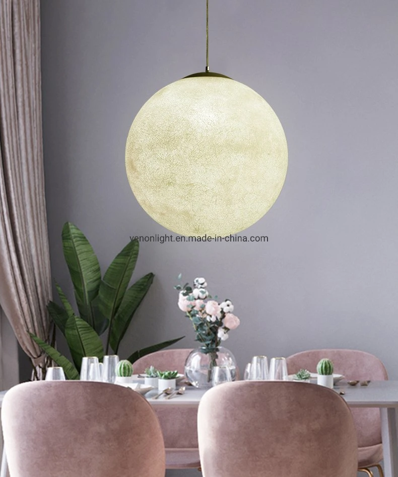 Moon Chandelier LED Indoor Lamp Decoration Suspension Light Pendant Lighting