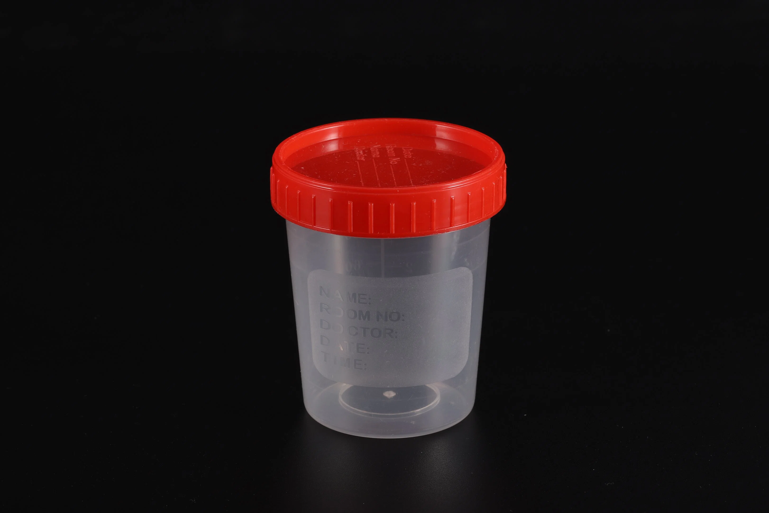 Disposable Plastic Medical Patient Test Sample Cup Sputum Fecal Specimen Collector 30ml 60ml 120ml Stool Urine Container