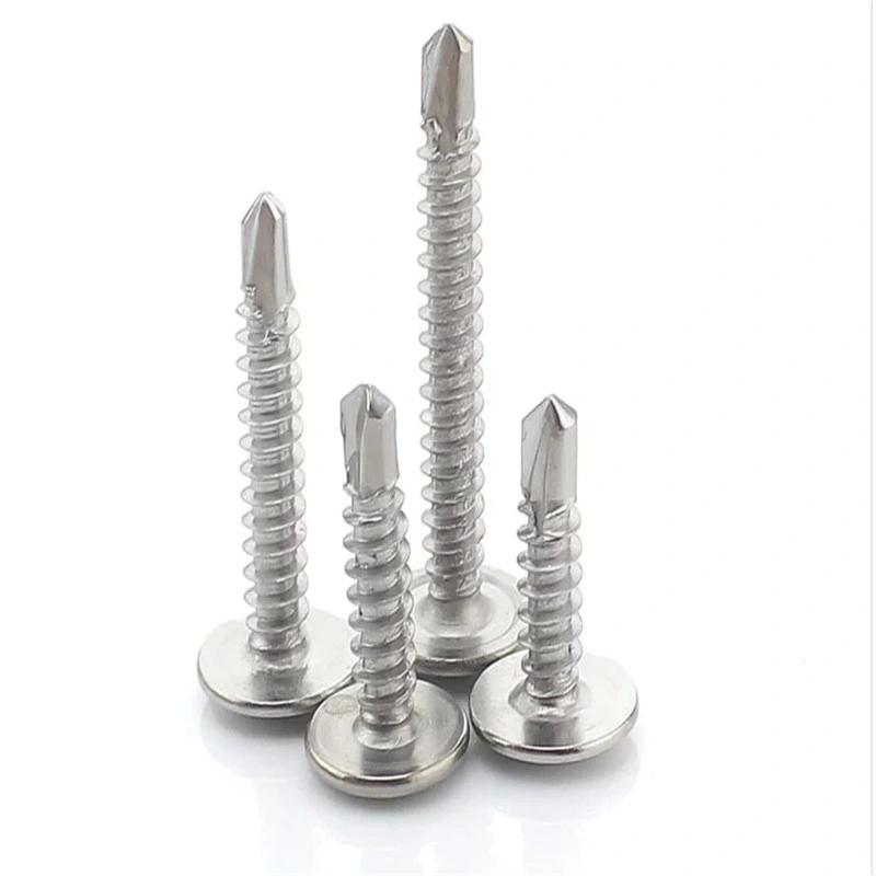 Large Flat Head Micro Mini Stainless Steel Satin Brushed Screw