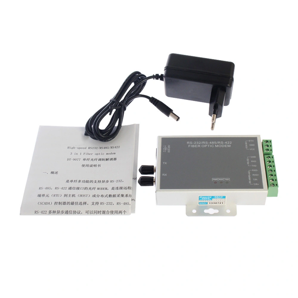 Active RS232/485/422 to Fiber Optic Transceiver Industrial Grade 232 Fiber Optic Transceiver