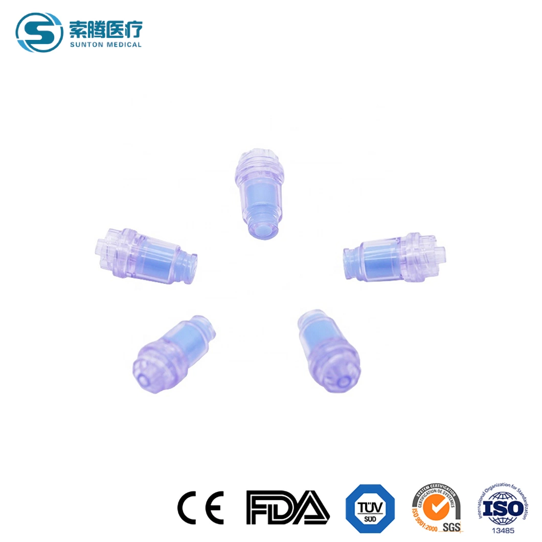 Sunton Needle Free Connector China Injection Connector Manufacturing Transparent Infusion Adapter Straight Type 14c007 Gen2 Connector Free Needle