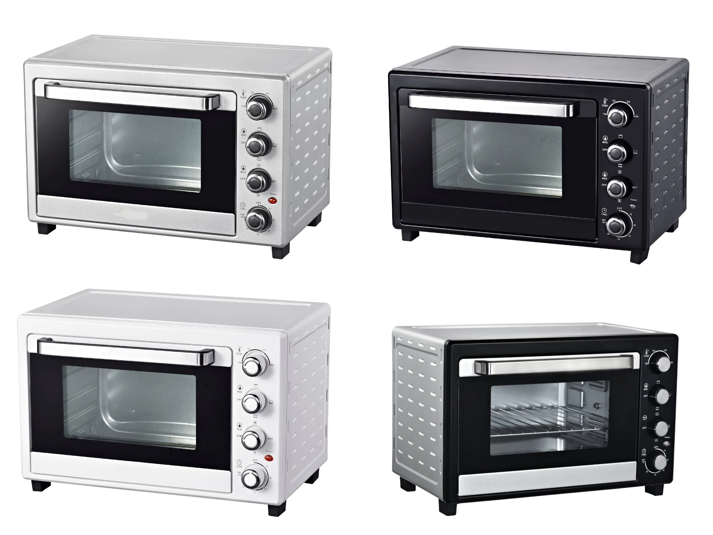 1800W Home Appliance Desktop Baking Pizza Electric Toaster Rotisserie Convection Ovens