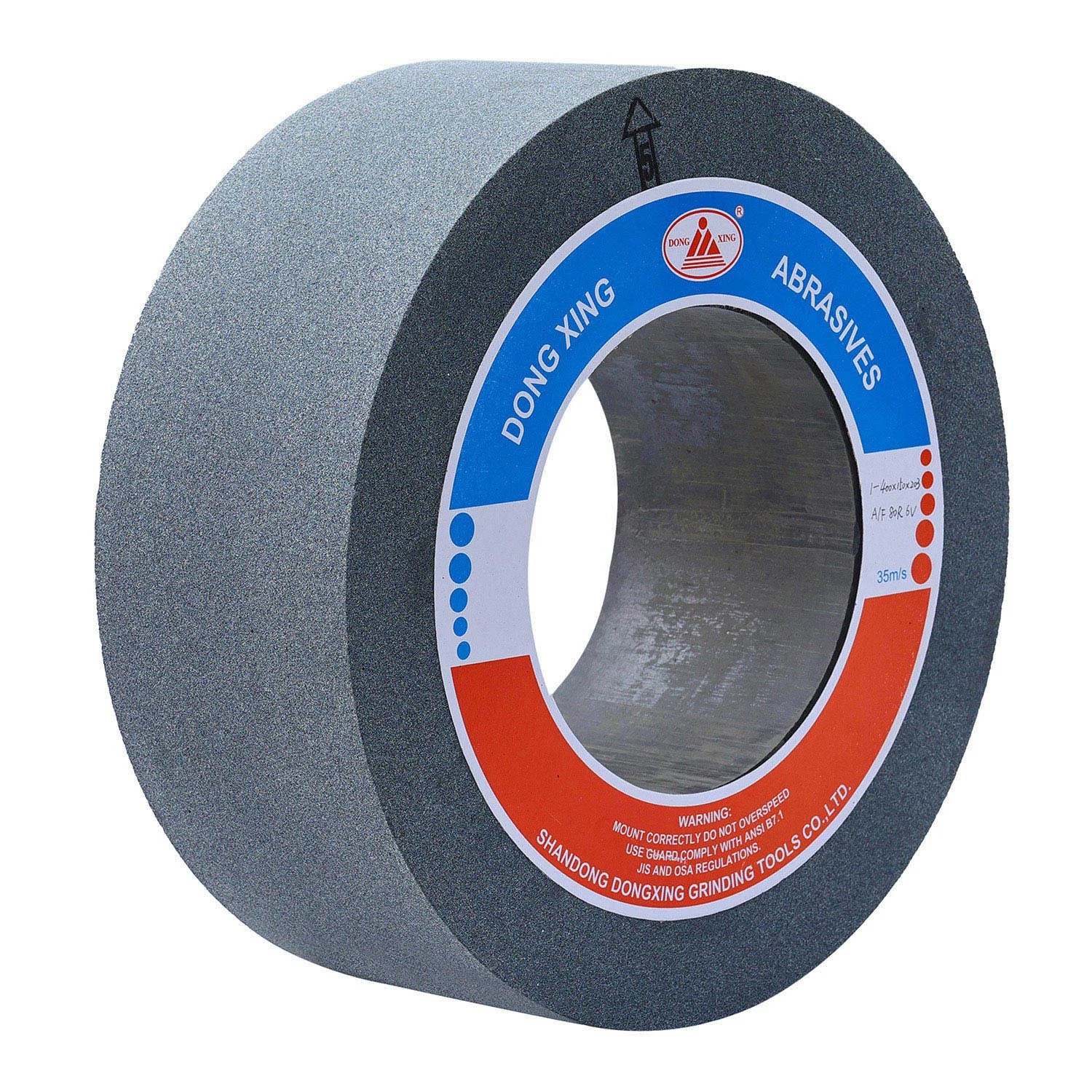 500X150X305mm Meule de rectification sans centre en céramique abrasive liée pour le polissage de précision des métaux en fonte Tube rond