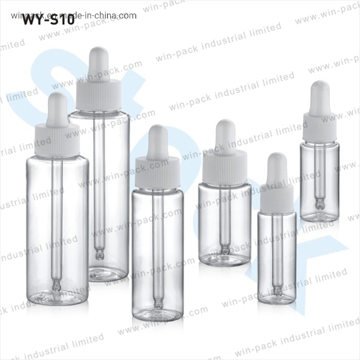 Frasco de vidro transparente forma redonda com tampa de discoteca para uso pessoal do Óleo Essencial hidratantes vaso de 15ml de 30ml