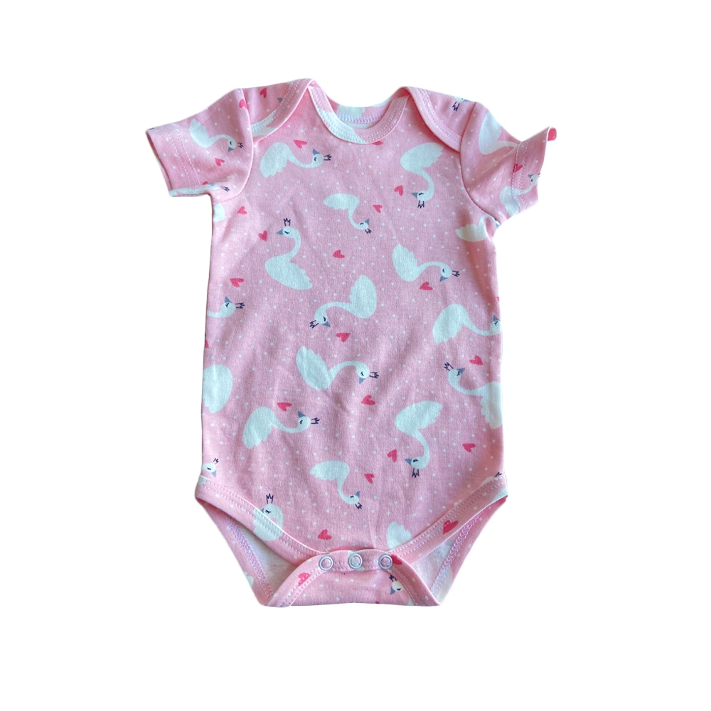 Wholesale/Supplier High quality/High cost performance Baby Rompers 100% Cotton Custom Pattern Infant Onesie Bibs Hats Clothing Sets