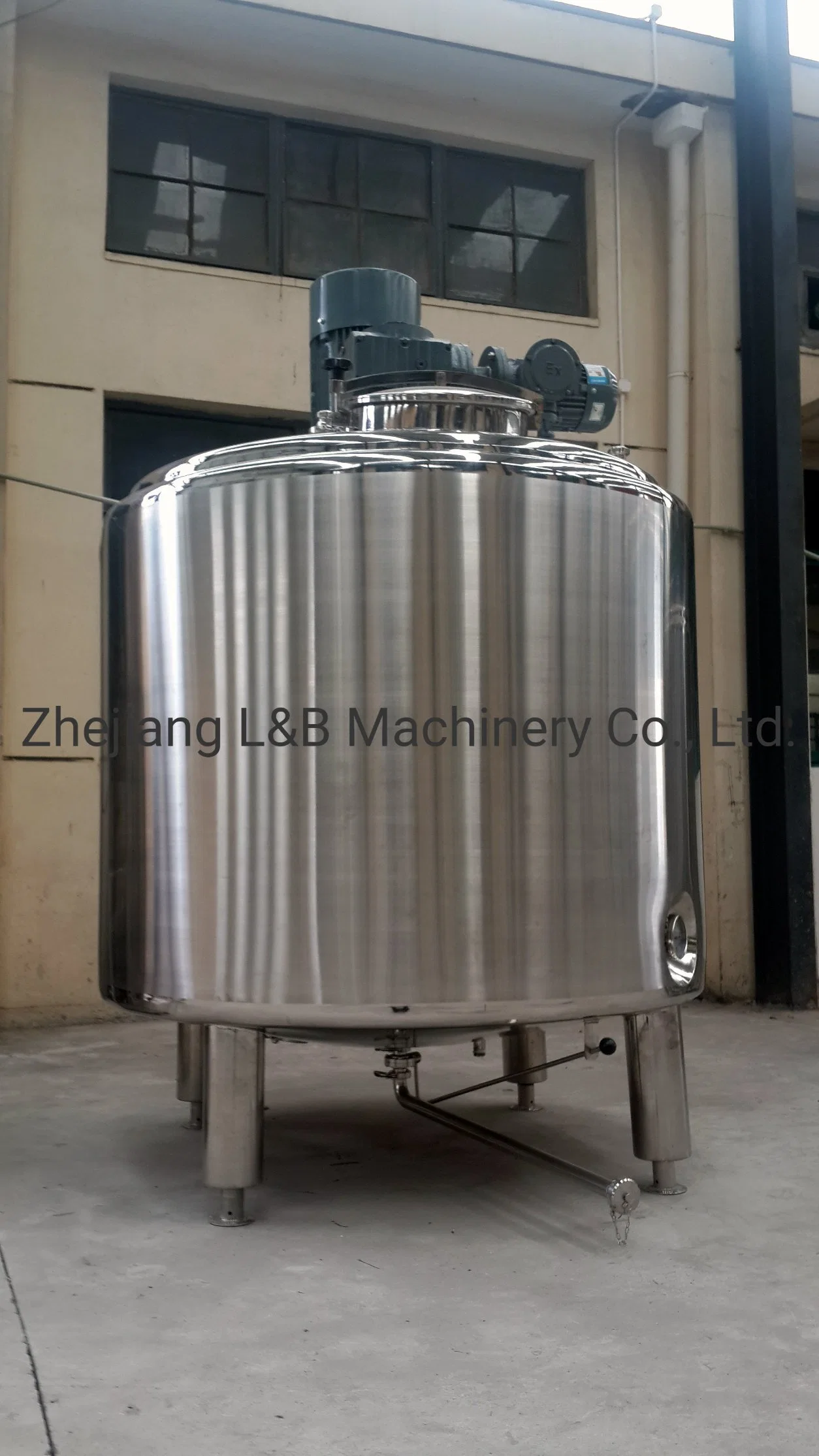 Stainless Steel Electric Heating Reactor Insdustrial Double Jacketed Equipment Homogenizer Juice Mixing Tank