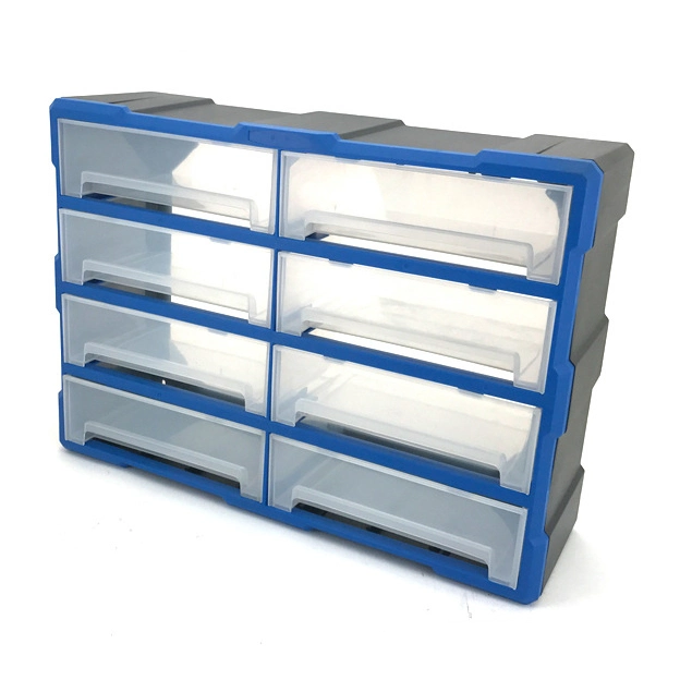 Cajas de almacenamiento de plástico de alta calidad Organizadores de almacenamiento de cajones componente electrónico Caja de almacenamiento