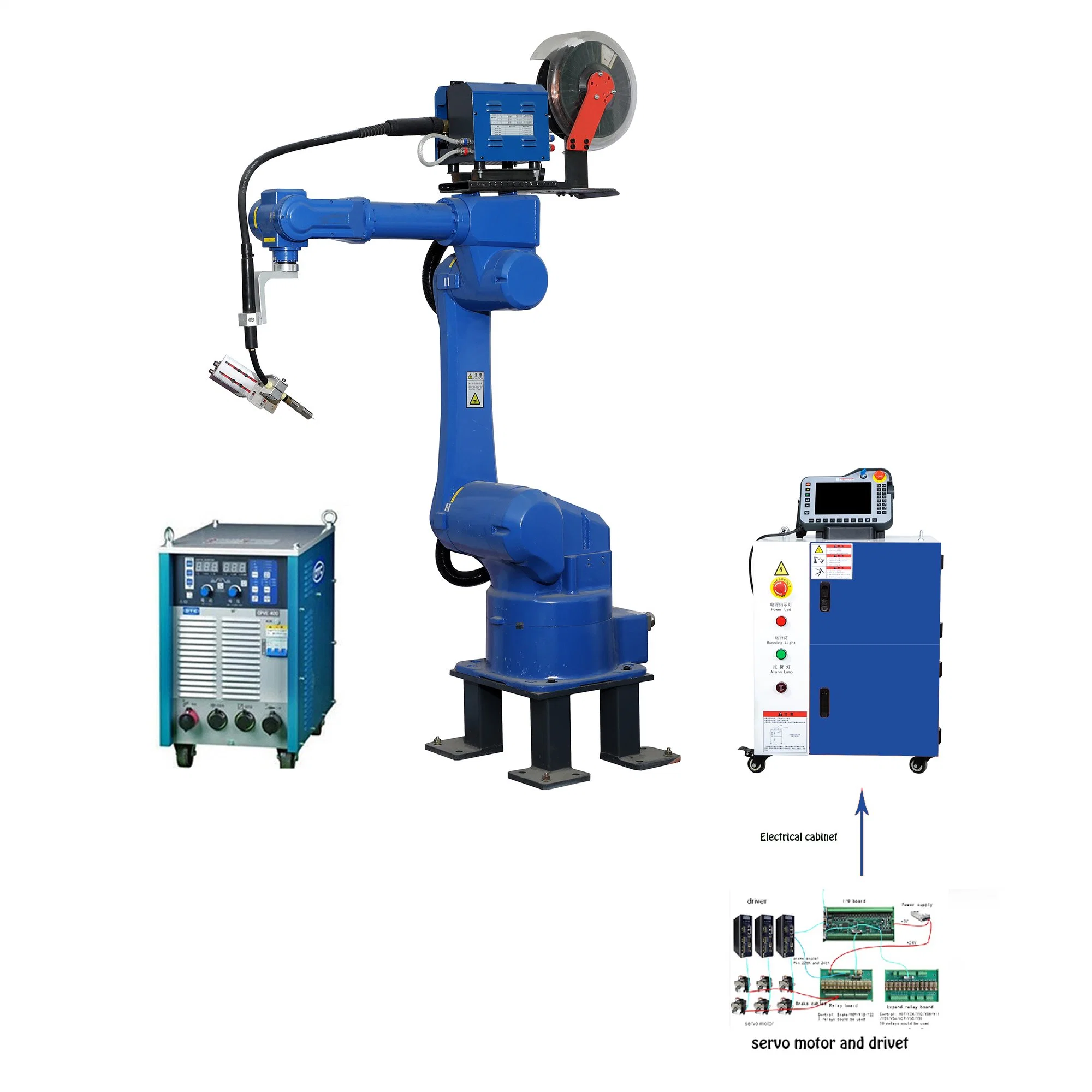 China Szgh novíssimo 6 CNC do Eixo do Braço Automática Industrial para equipamento de soldadura do robô com robô de solda do braço robótico