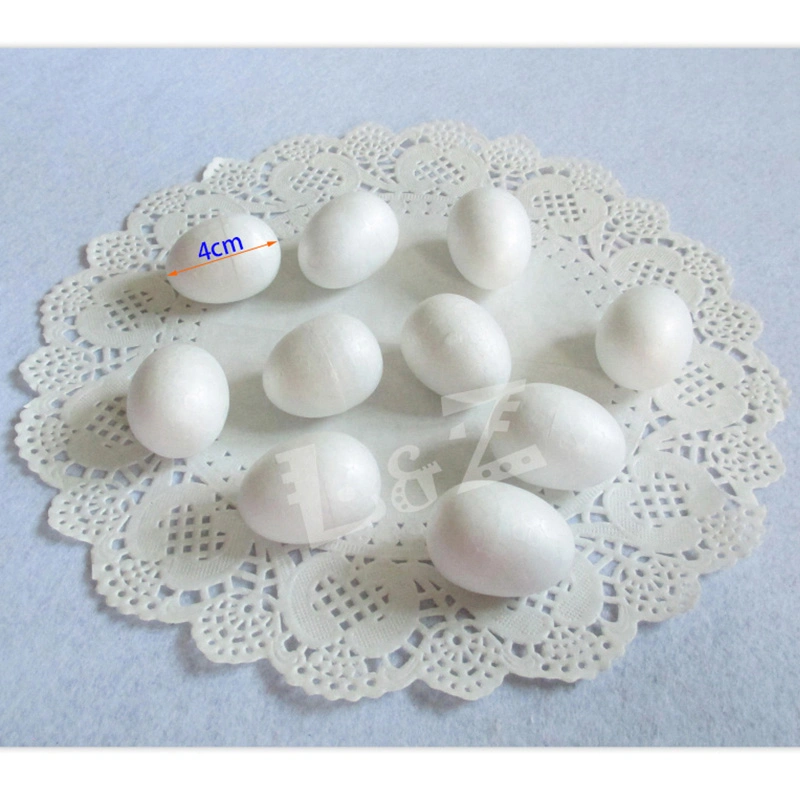 4cm Craft Styrofoam Easter Egg DIY Foam Egg for Holiday Party Decoration Easter Ornament