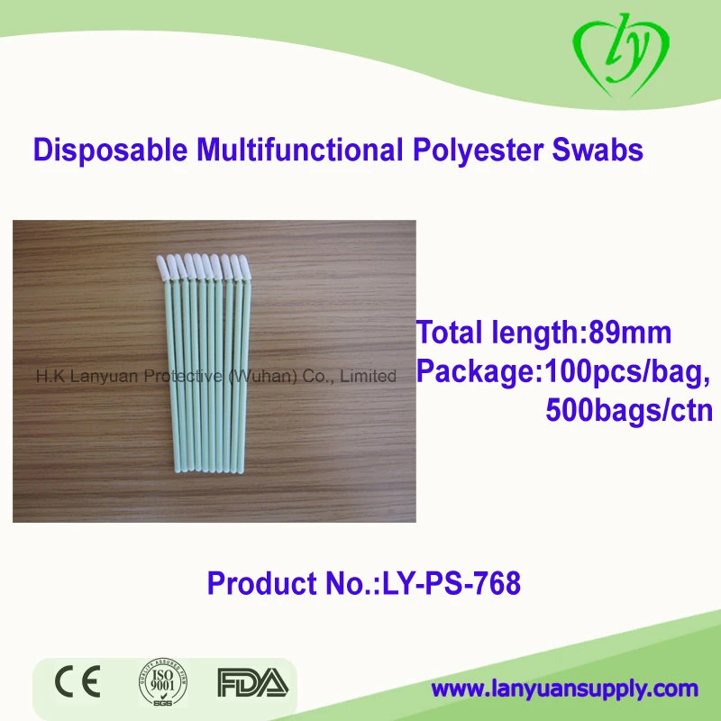 Ly-PS-768 Disposable Medical Dental Microfiber Swabs