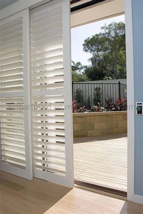 Bi Folding Shutter Door|Faux Wood Shutter Door|PVC Shutter Plantation Shutter Window Shutter From 20 Years Experience Factory at High quality/High cost performance  and Good Price