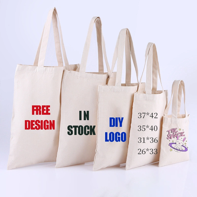 Daily Use Durable Casual Large Canvas Handbags Custom Recycle Canvas Bag Tote