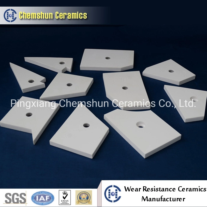 Pastable Epoxy Ceramic Wear Tiles Liner