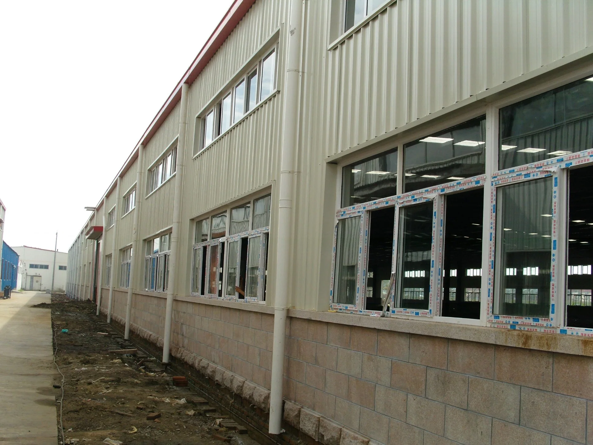 Light Steel Construction Rigid Frame Steel Building Prefabricated Units