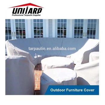 Multi Times Use Waterproof 650g 100% Polyester Fabric PVC Coated Tarps for Patio Chair and Table Cover.