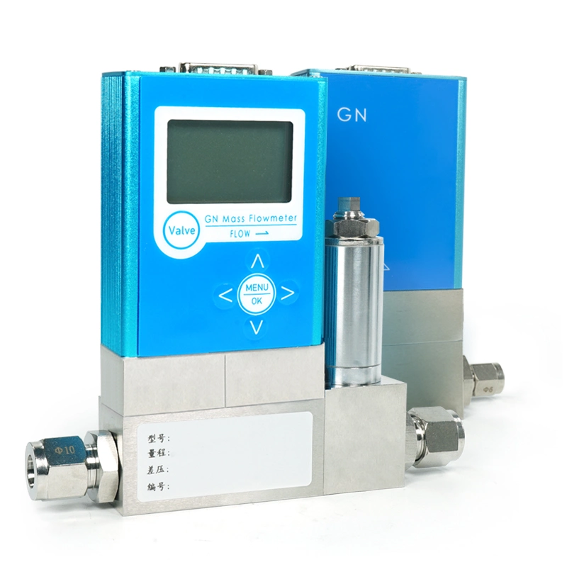 Pulse Output Turbine Flowmeter Gas Liquid Vortex Flowmeter Digital Analog Oxygen Gas Mass Flow Controller Air Flow Meter