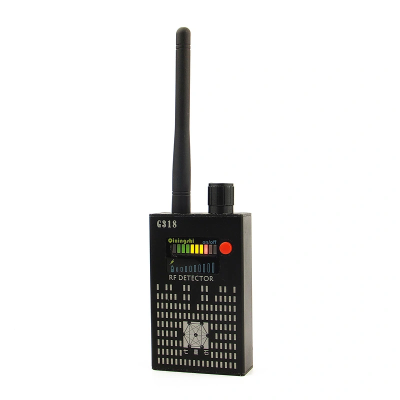 G318 Lecteur RF sans fil Bug anti espion Lentille de caméra mobile d'alarme de détecteur de signal RF