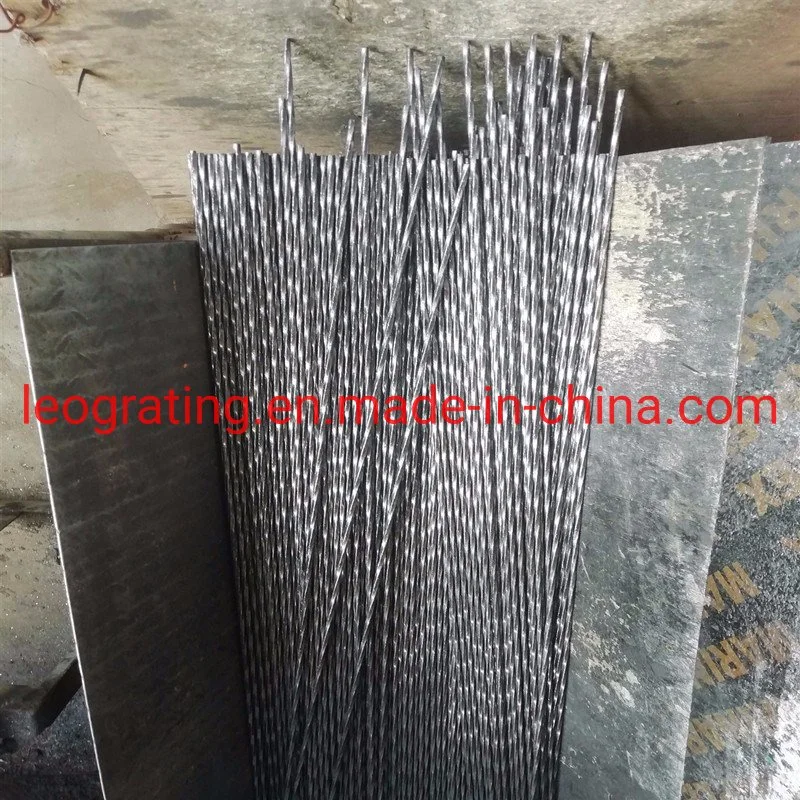 Hot DIP Galvanized Twisted Bars for Plain Steel Grating/Galvanized Steel Grating/Serrated Steel Grating/Steel Grating Drain Cover