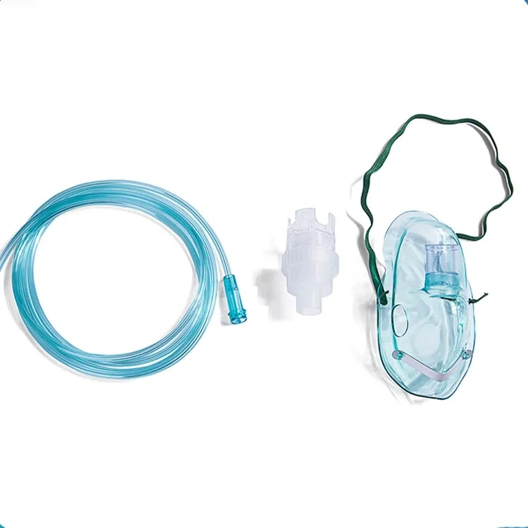 Medizinische Einweg-Sauerstoff-Gesichtsmaske für Kinder Erwachsene mit Schlauch
