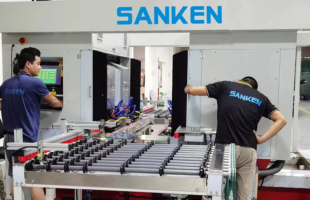 Sanken Glass Corner Polishing Machine Hardening Glass Corner Double Grinding Machine