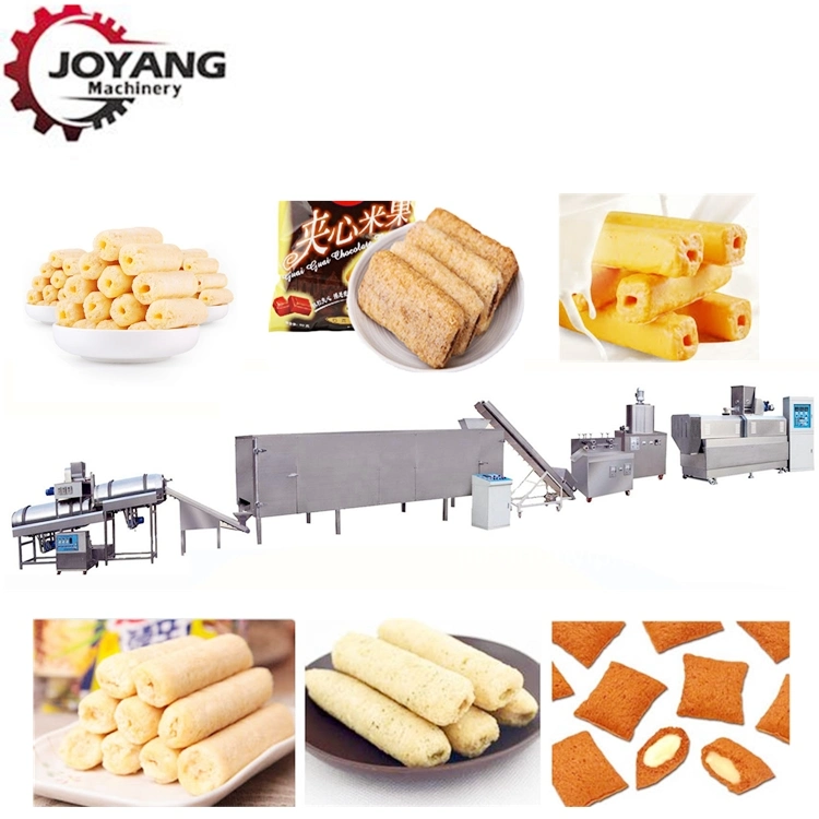 Corn Flakes Breakfast Cereals Puffed Corn Stick Curls Chips Core Filling Snack Panko Bread Crumb Nutrition Porridge Food Equipment Processing Production Line