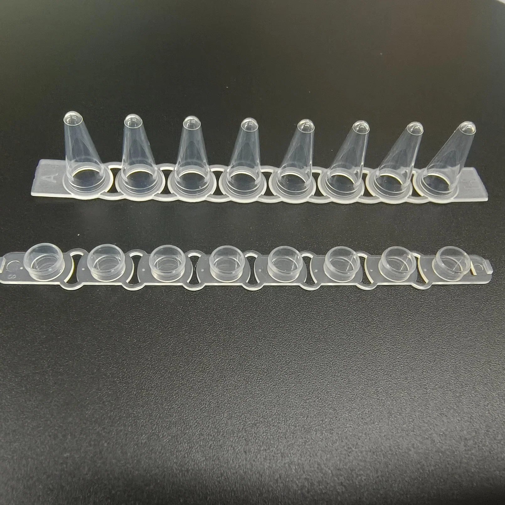 0,1ml 0,2ml tubos de PCR estériles de pared fina para uso en laboratorio