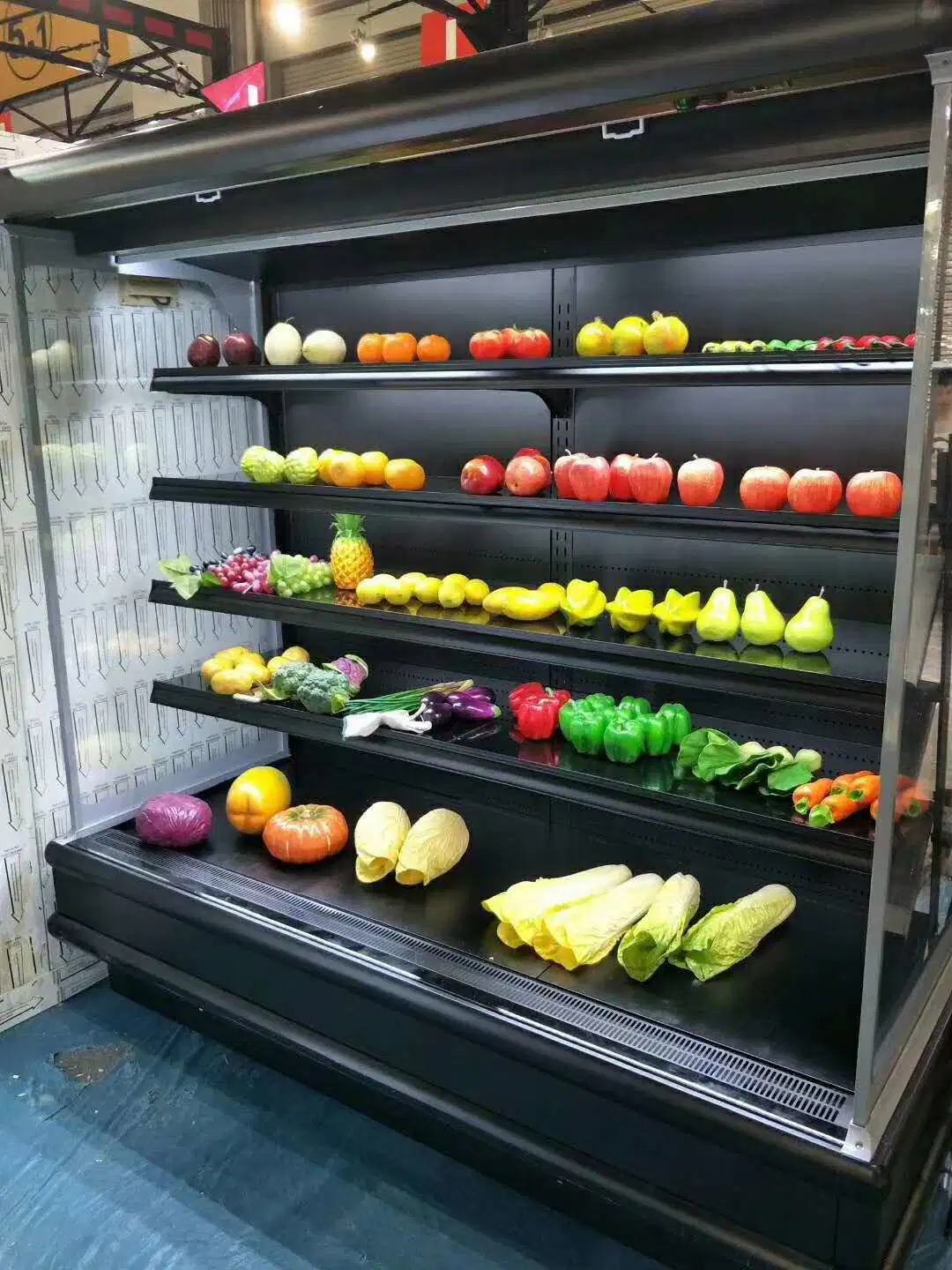 Fruit and Vegetable Chiller / Open Beverage Display Cooler / Open Cooler Display Case