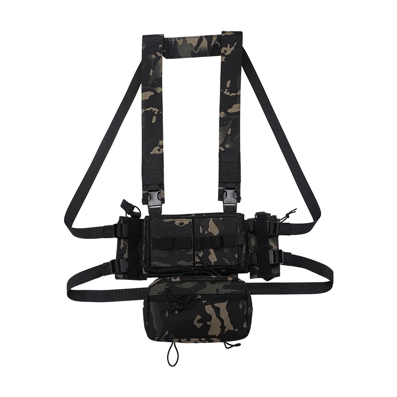 Combate táctico de Caça ao Chest modular de peito de Rig Vest MK3 Colete com bolsa para revistas Molle