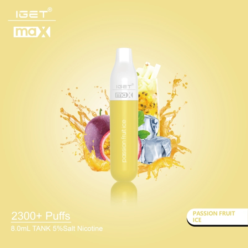 Iget Max 2300 bouffées goûter les saveurs de fruits jetables Mini cigarette électronique