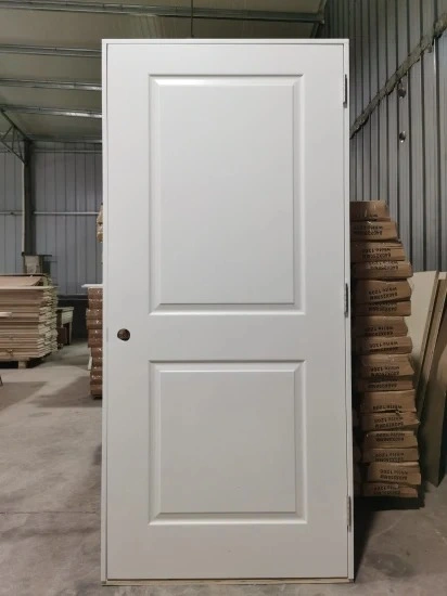 Pintura blanca de la puerta de moldeado hueco de la superficie de madera veteada europeo-americanos de estilo de moda simple