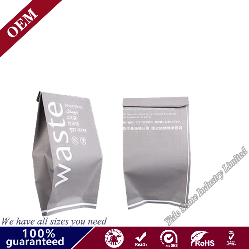 Customized Airsickness Vomit Paper Bags/Hotel Sanitary Vomit Disposable Bag with Flat Bottom