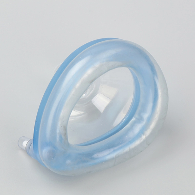 Disposable Medical Transparent Anesthesia Face Mask with Soft Air Cushion