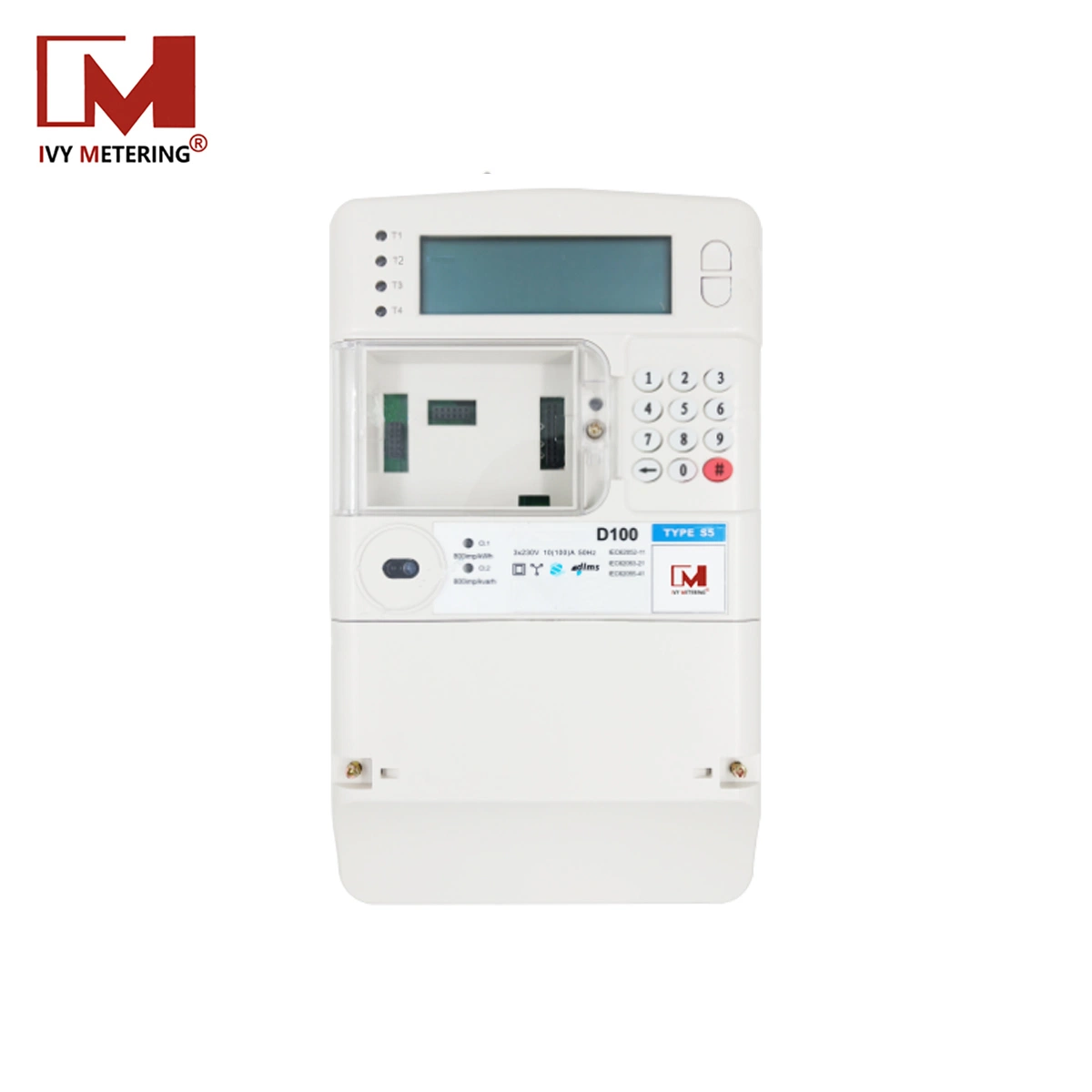 Three Phase Four Wire Dlms Multifunction Wireless Communication Smart GPRS Energy Meter