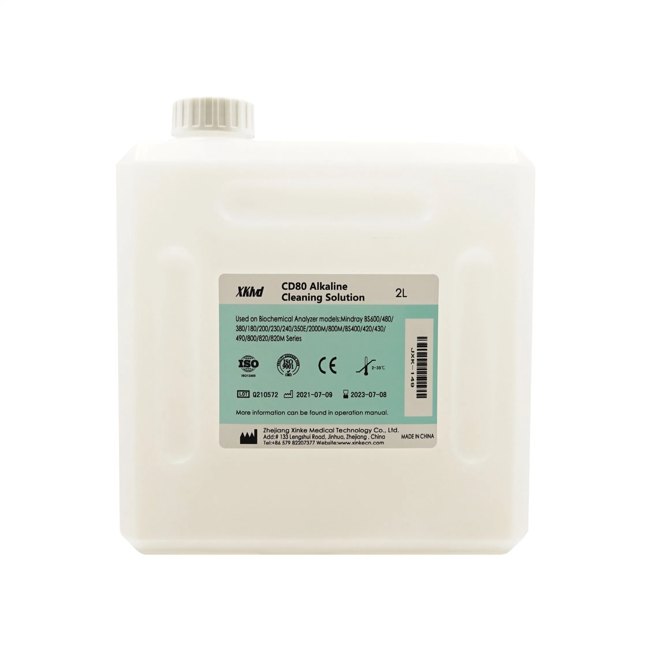 Détergent Mindray CD80 1L 2L Biochimie Cleaner Laboratoire qualité original Diagnostic