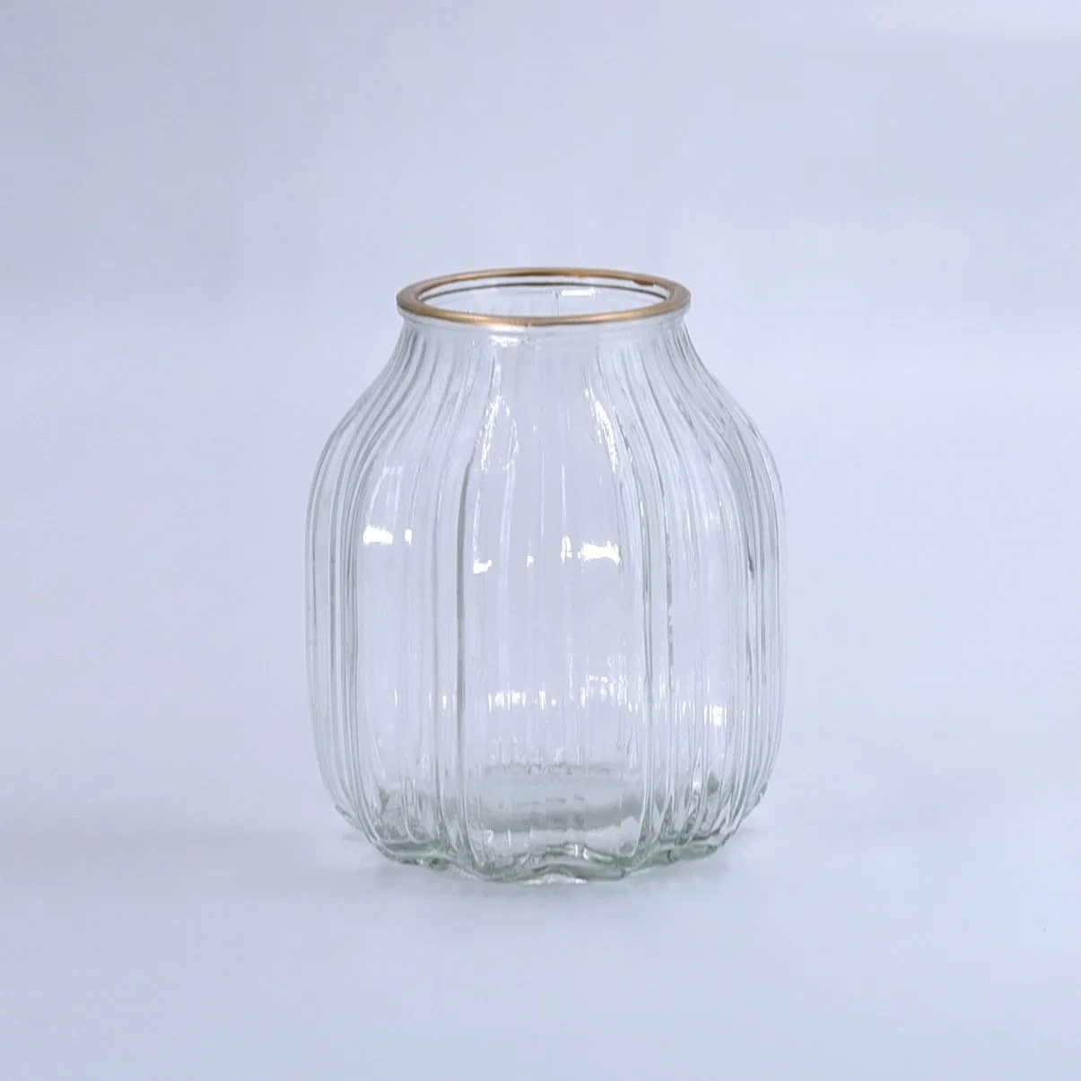 Flower Glass Vase Decorative Centerpiece for Home or Wedding, Planter Vase