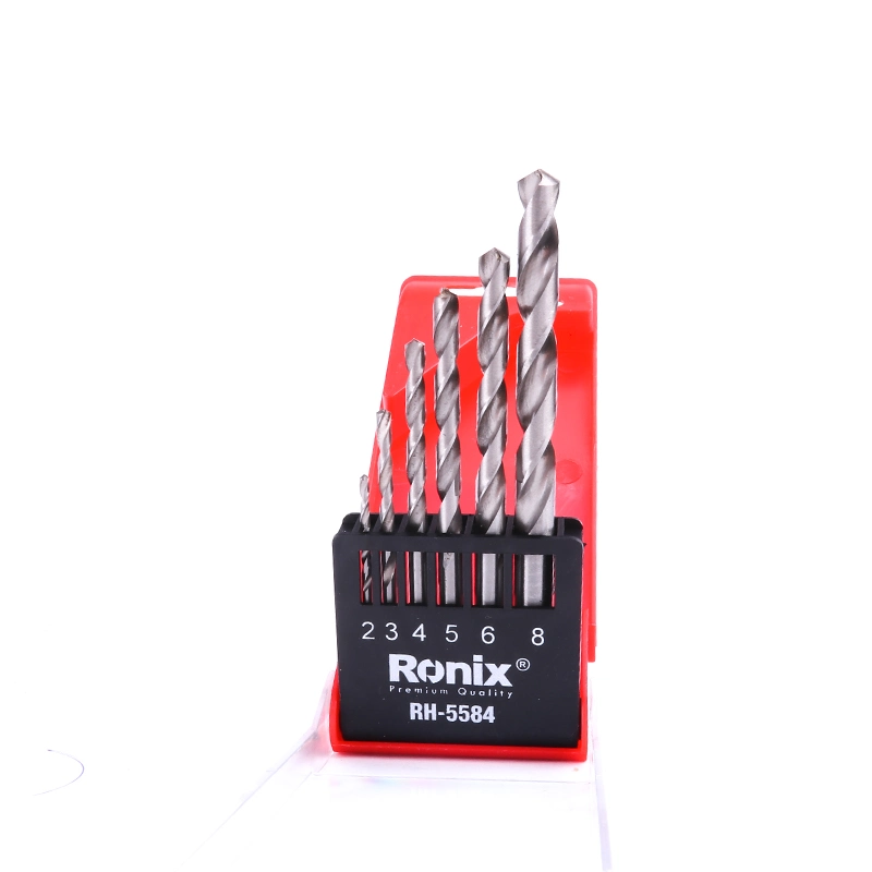 Ronix Model Rh-5584 Portable Hand Tools 6PCS Metal Drill Bit Set