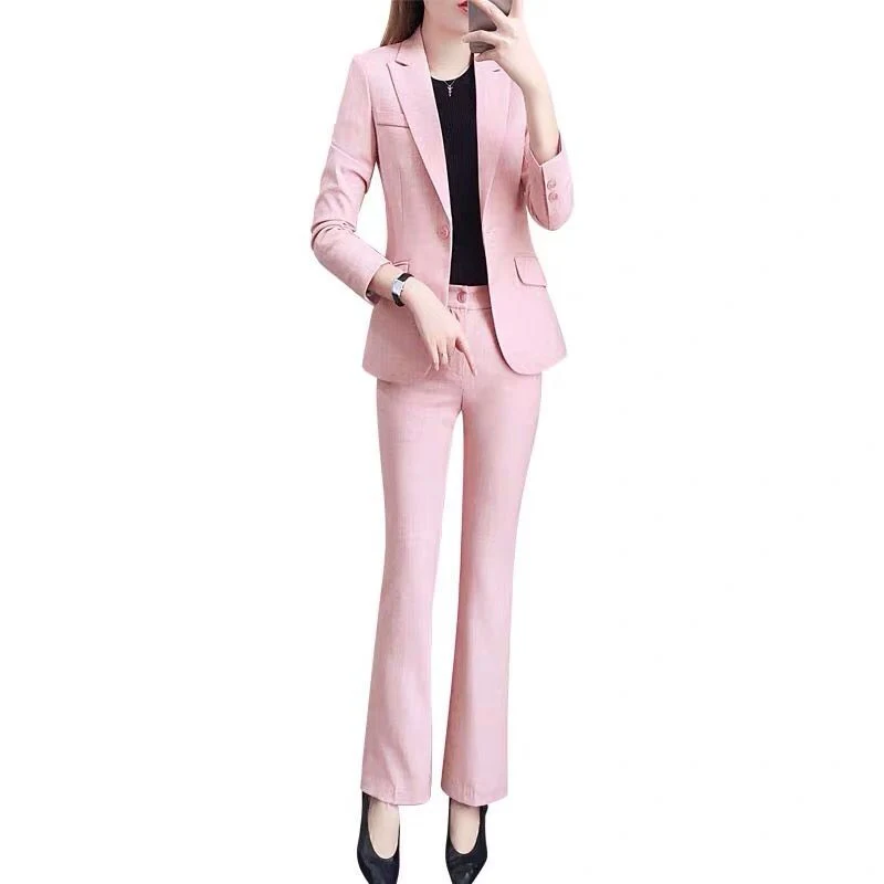 Customized Wool for Lady Handmade Ladies Skirt Suits Church Woman Office Suit