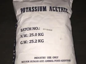 Factory Supply Potassium Acetate 99% CAS 127-08-2