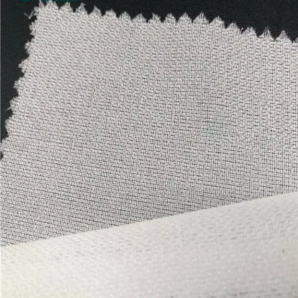 Woven Adhesive Lining Cloth Garment Interlining Double DOT Coated Fusible Woven Interlining
