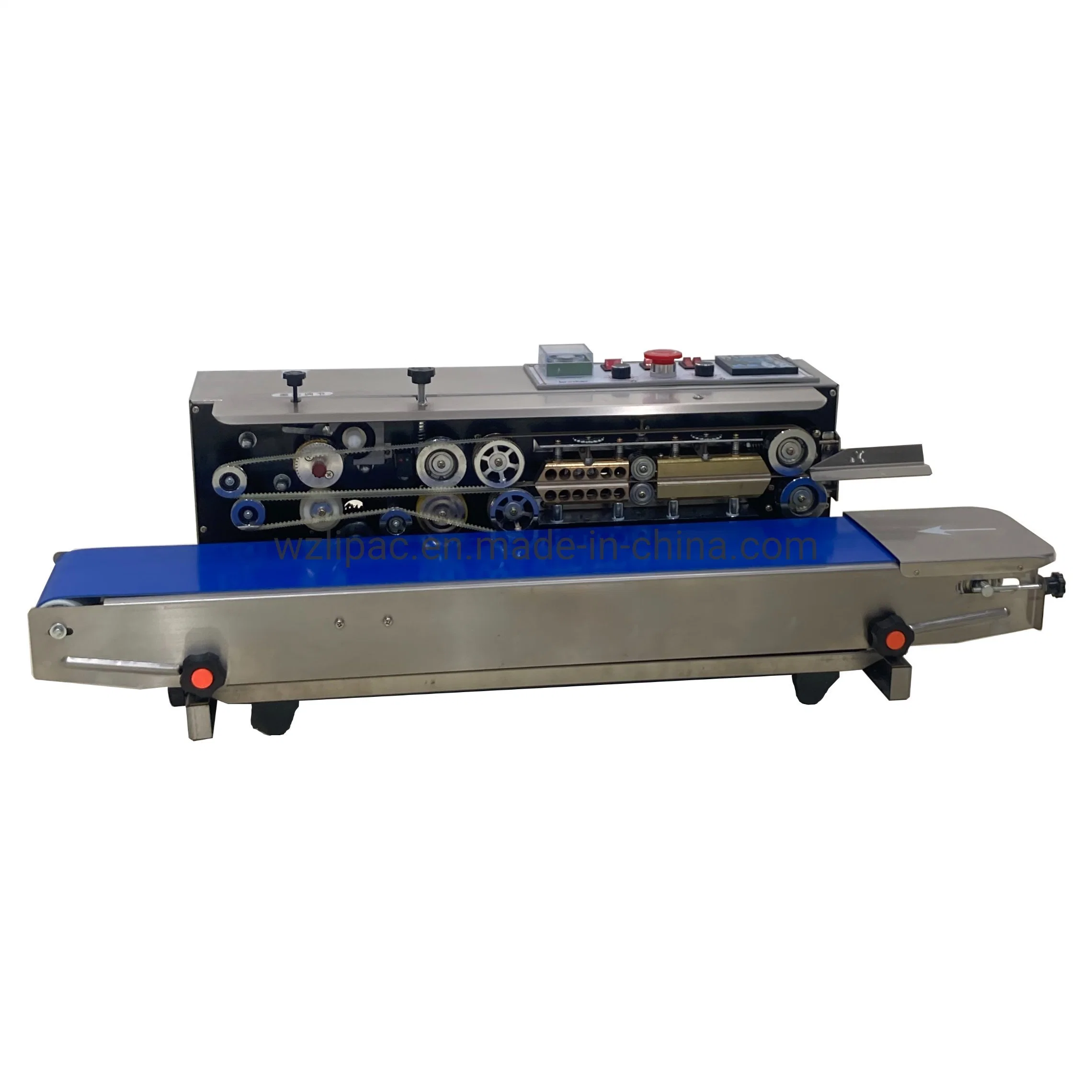 Horizontal Solid Ink Printing Plastic Bag Film Heating Sealing Machine Sealer