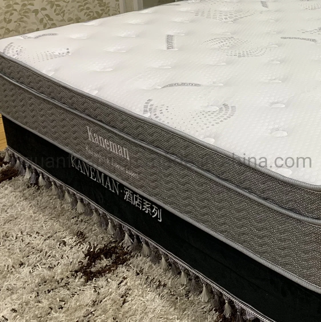 Crown Hotel Mattress Vacuum Pack Pocket Spring Mattress King Latex Mattress