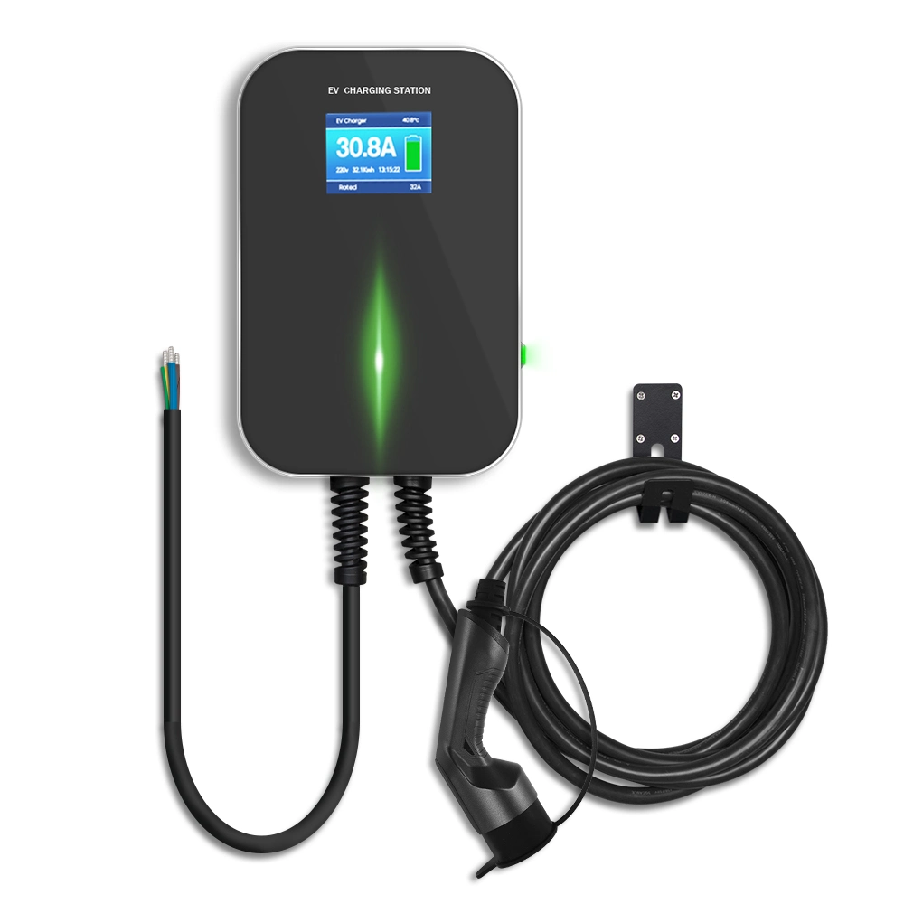 SAE J1772 EV Charging Uint Wall Mount with Type 1 Plug 20 Feet