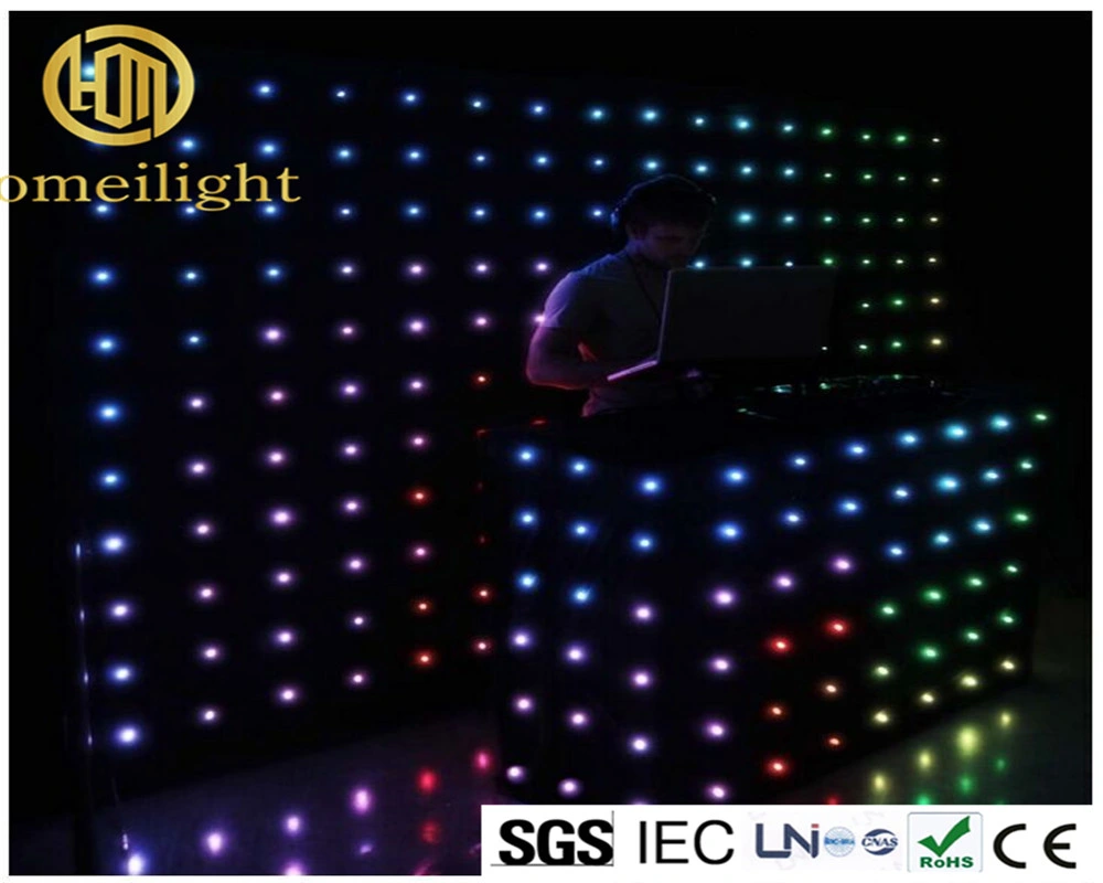 A decoração de estágio de pano de Cortina de vídeo RGB LED P18cm